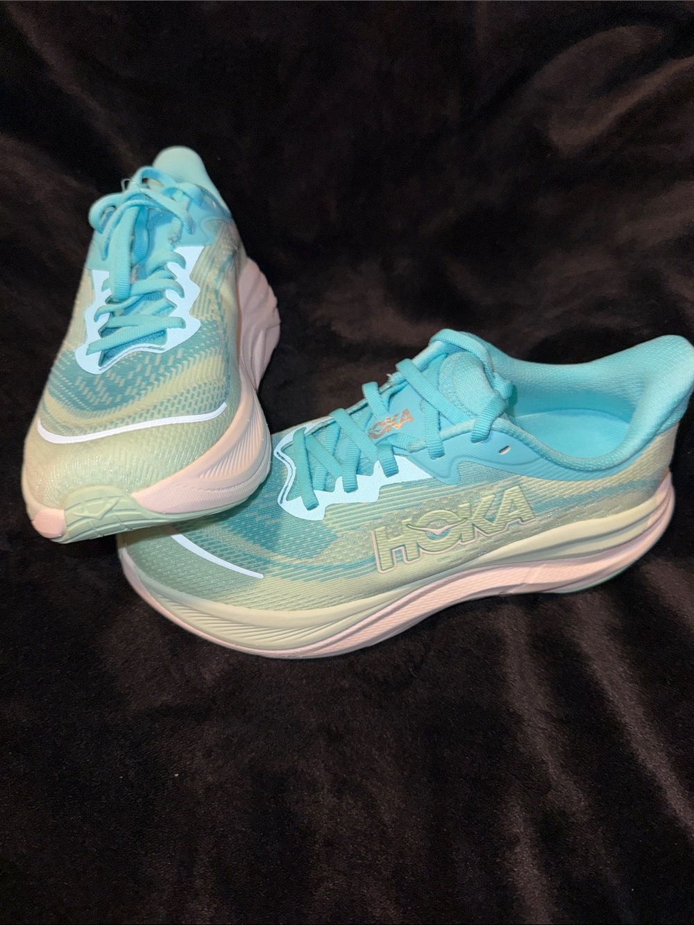 Hoka Women's Aqua Teal Running Sneakers